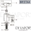Bristan Quadrato Basin Taps 4 Litre Flow Limit Spares